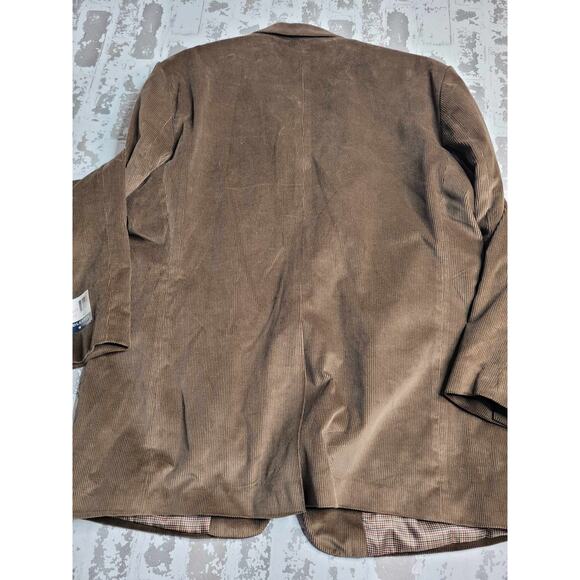 2637 NWT Saddlebred Brown Corduroy Jacket Men's 46R - Picture 3 of 6